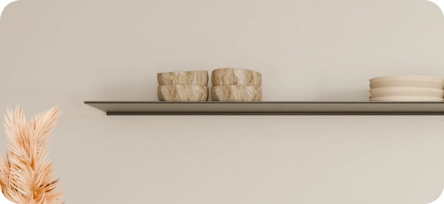 De Horizon wandplank zonder LED accent Verlichting