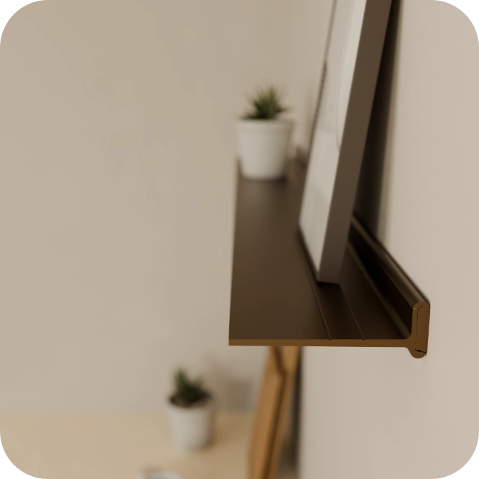 Horizon wandplank 15 cm diep
