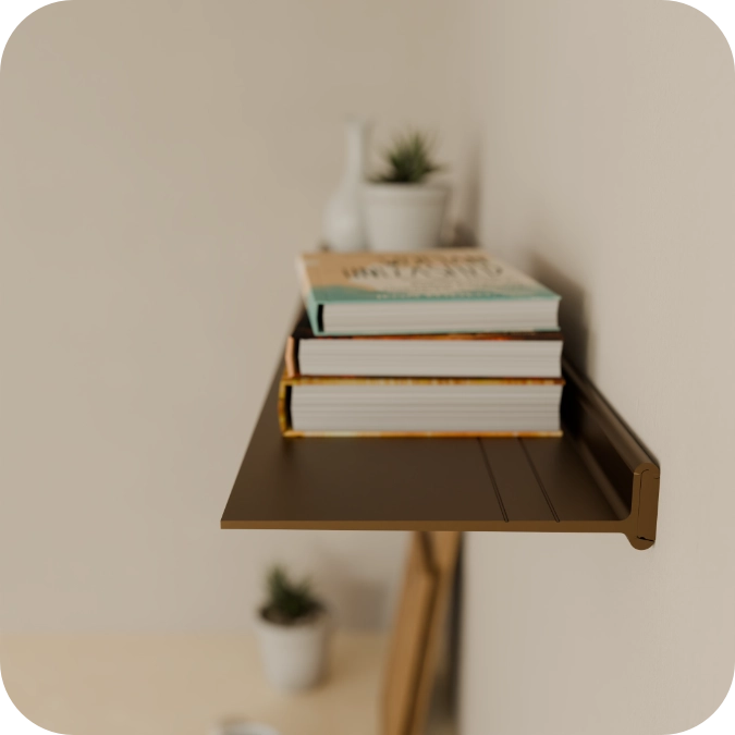 Horizon wandplank 22 cm diep